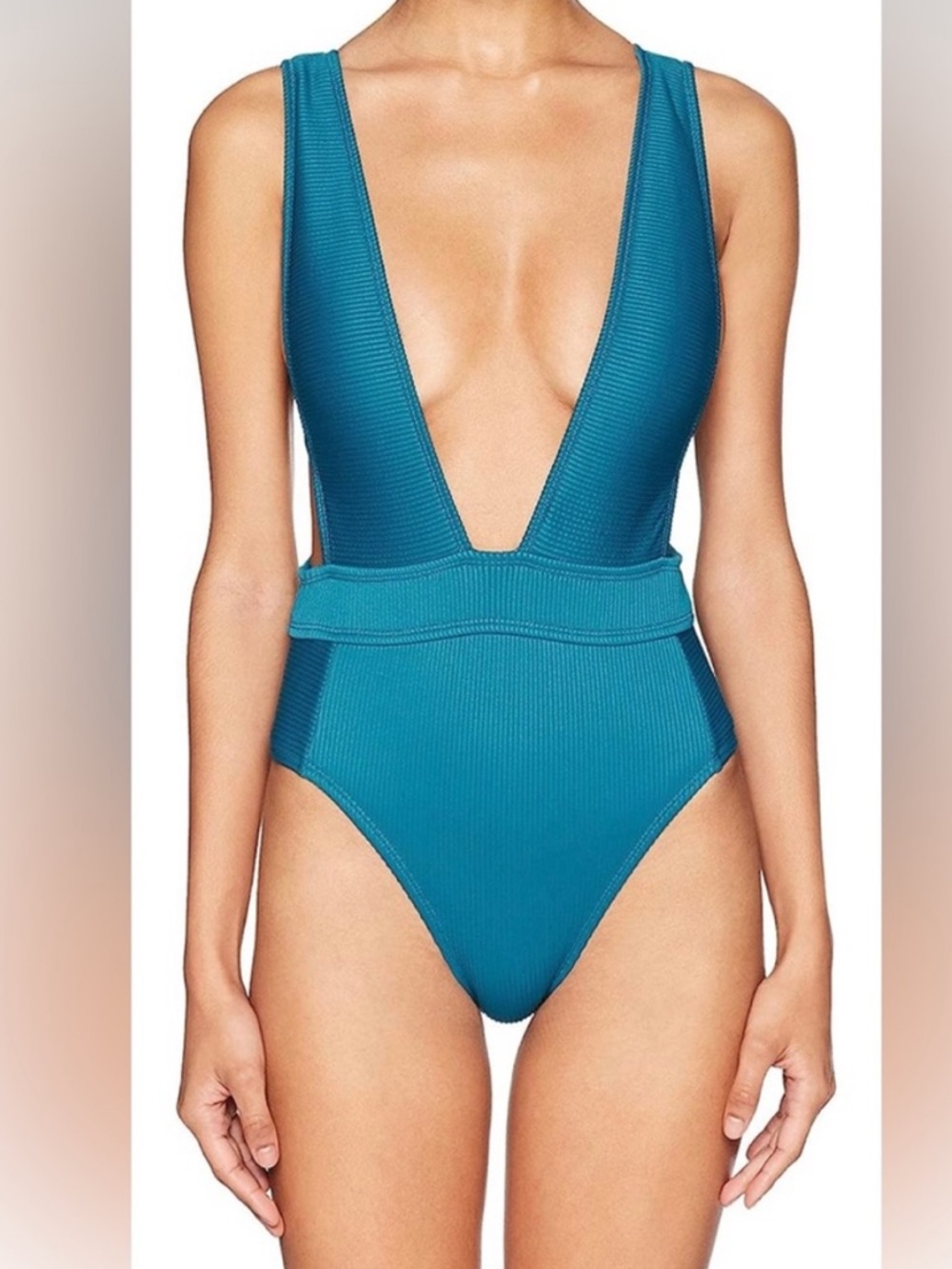 Bikini Lab Ribthym Nation
Plunge One Piece Swimsuit